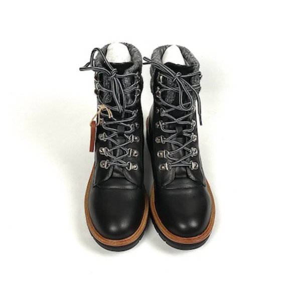 New Mia Regis Lace-Up Lug Sole Boot 7.5 & 8 - Picture 6 of 12